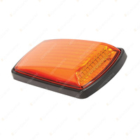 LED Autolamps Side Direction Indicator Amber Lens Black Bracket Single Bulk Box