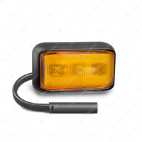 LED Autolamps Side Direction Indicator Light 2 Pin Plug 3 LED Lamp Twin Blister