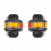 LED Autolamps Side Marker/CAT5 Side Indicator Amber/Red 12-24V Twin Blister