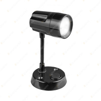 LED Autolamps Reading Light Interior Black 3x2W 12 Volt 120mm High Blister