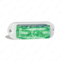 LED Autolamps Green Marine Light 12-24 Multi Volt 3 LED Lamp Single Blister