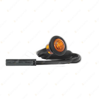 LED Autolamps Side Marker Light with Female 2 Pin Plug 12-24V 3 LED Lamp