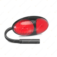 LED Autolamps Red Rear End Outline Marker Light & Female 2 Pin Plug Twin Blister