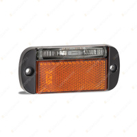 LED Autolamps Red/Amber Side Marker Light Amber Reflector RH 3 LED Lamp Bulk