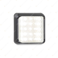 LED Autolamps White Reverse Light with 25 LED Lamp 80x80mm with Bracket Blister