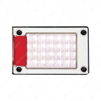 LED Autolamps White Reverse Light 12-24V 24 LED Lamp with Bracket Single Blister