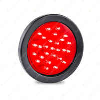 LED Autolamps Stop Tail Light 27 LED Lamp 109mm Roundx53mm 12-24V with Grommet