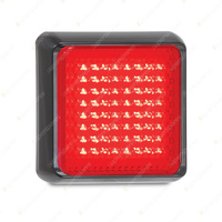 LED Autolamps Red Stop Tail Light 64 LED Lamp 12-24V 64 LED Lamp Bracket Blister