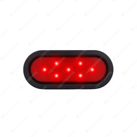 LED Autolamps Red Stop Tail Light with Grommet Plug 7 LED Lamp Blister