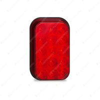 LED Autolamps Rectangular Stop Tail Light 16 LED Lamp 12-24V Bulk