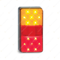 LED Autolamps Stop Tail Indicator Reflector Light 12-24V 14 LED Lamp Blister