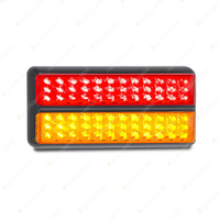 LED Autolamps Stop Tail Indicator Light 72 LED Lamp 12-24V Blister