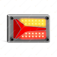 LED Autolamps Stop Tail Light Reflector Sequential Indicator 35 LED Twin Blister