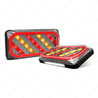 LED Autolamps Stop Tail Indicator Licence Light 52 LED Lamp 40cm Cable 2 Blister