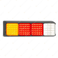 LED Autolamps Stop Tail Indicator Reverse Quad Light 133 LED Lamp Blister