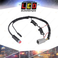 LED Autolamps Patch to Harness Adapter 2xLR12 Load Resistors 12V CS Plug Bulk