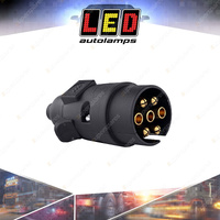 LED Autolamps 7 Pin Plastic Trailer Plug Standard Large Round Size 12 Volt Bulk