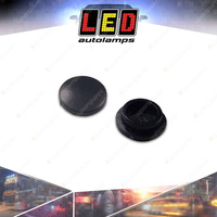 LED Autolamps Jumbo Series Replacement Black Screw Caps Suit J3 & 407 Series