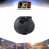 LED Autolamps 7 Pin Plastic Trailer Socket 12V Standard Large Round Size Bulk