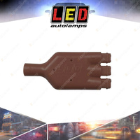 LED Autolamps 2 Core Splitter Plug 4 Way Joiner/Splitter Heavy Duty Water Proof