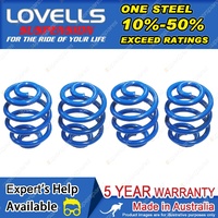 Front + Rear Sport Low Coil Springs for Hyundai Lantra KF2 KF3 Sedan 91-95