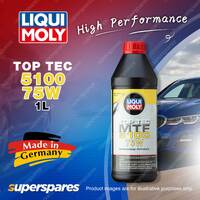 1 x Liqui Moly Top Tec Manual Transmission Fluid 5100 75W 1 Litre