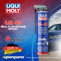 6 x Liqui Moly LM-40 Multi Purpose Aerosol Spray Lubricates Cleans 200ml