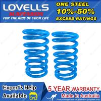 Lovells Rear Raised Coil Springs for Nissan Pintara U12 Pulsar N14 4Cyl 89-95