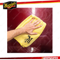 Meguiar's Microfibre Polishing Cloths Twin Pack Car Wash Cloth Super Absorbent