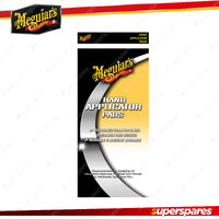 Meguiar's Reusable Hand Applicator Pad Twin Pack 10cm - Special Cushioned Foam