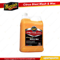 Meguiar's Citrus Blast High-gloss Carnauba Wax-Based Premium Wash & Wax 3.8L