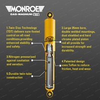 Rear STD Monroe Shock Absorbers King Springs for HOLDEN COMMODORE VT X Y VZ Sdn