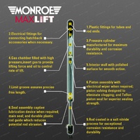 Monroe Max Lift Tailgate Gas Strut for Ford Falcon Fairmont EA EB ED S/Wagon