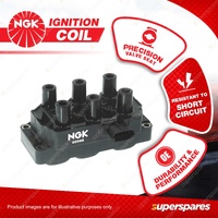 1 x NGK Ignition Coil for Saab 9000 3.0L V6 DOHC EFI 24V B308I 155kW 02/95-02/97