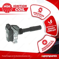 1 x NGK Ignition Coil for Alfa Romeo 147 156 GT GTV Spider 2.5L 3.0L 3.2L V6