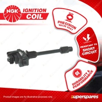 1 x NGK Ignition Coil for Nissan Maxima A32 3.0L V6 DOHC MPFI 24V 142kW Rear