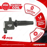 4 x NGK Ignition Coils for Ford Focus LS LT LV Transit VM 2.0L 2.3L 4Cyl DOHC