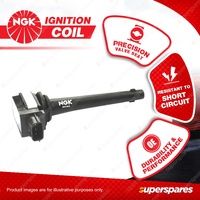 1 x NGK Ignition Coil for Nissan Tiida C11 1.8L 4Cyl V DOHC MPFI 16V MR18DE 93kW