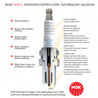 NGK Laser Iridium Spark Plug CR8EIB-10 - Japanese Industrial Standard Igniton