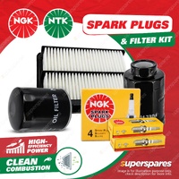 NGK Standard Spark Plugs+NTK Filter Service Kit for Holden Commodore VT VU VX VY