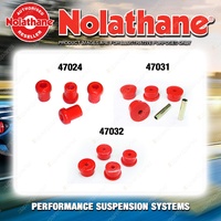 Nolathane Spring eye & shackle bush kit for FORD CORTINA MK2 4CYL 10/1966-1970