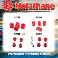 Nolathane Spring eye shackle bush kit for FORD ECONOVAN SB SE SF SG SH 4CYL 4WD