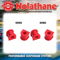 Nolathane Sway bar mount bush kit for FORD FAIRLANE NA NC 6/8CYL 6/1988-3/1995