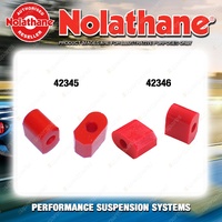 Nolathane Sway bar mount bush kit for FORD FAIRLANE ZF ZG ZH 8CYL 1972-1979