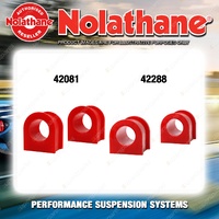 Nolathane Sway bar mount bush kit for FORD LASER KE 4CYL AWD 10/1987-4/1990