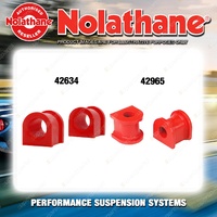 Nolathane Sway bar mount bush kit for FORD LASER KN KQ 4CYL 3/1999-8/2002