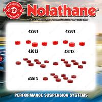 Nolathane Shock absorber bush kit for FORD MAVERICK DA 6CYL 8/1987-9/1993