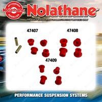 Nolathane Spring eye & shackle bush kit for FORD RANGER PJ PK 4CYL 4WD 2006-2011