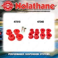 Nolathane Spring eye shackle bush kit for HOLDEN CREWMAN VY VZ 8CYL RWD