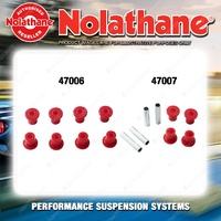 Nolathane Spring eye & shackle bush kit for HOLDEN E SERIES EK EJ EH 6CYL